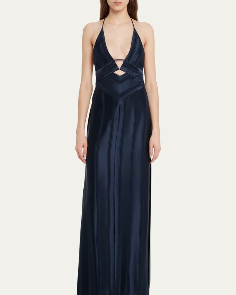 Galvan Navy Gown  - Image 2