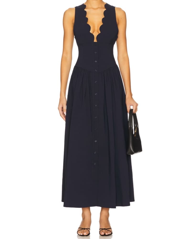 Black Corset Dress - Image 1