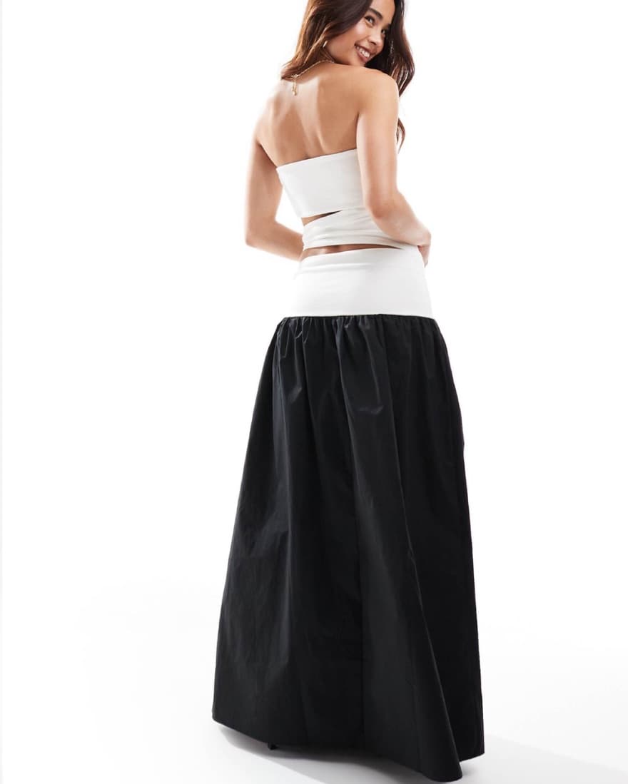 Cut Out Drop Waist Maxi Dress - Image 2