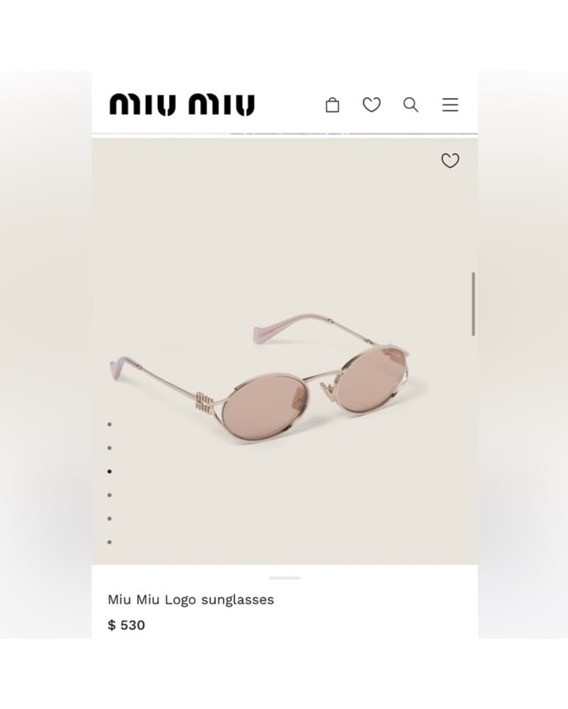 Miu Miu Sunglasses  - Image 1