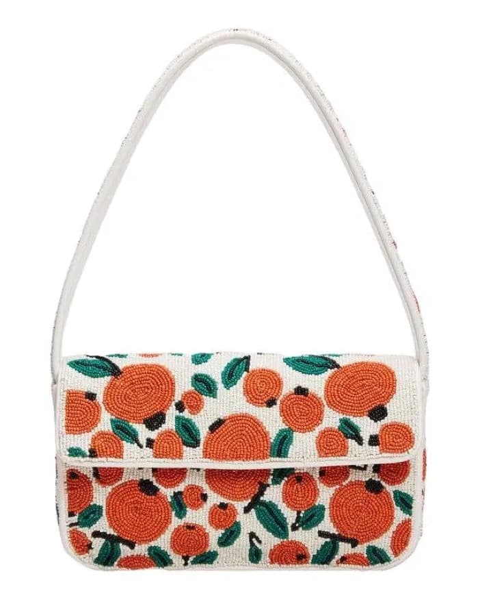 Staud Tommy Shoulder Beaded Bag - Image 1
