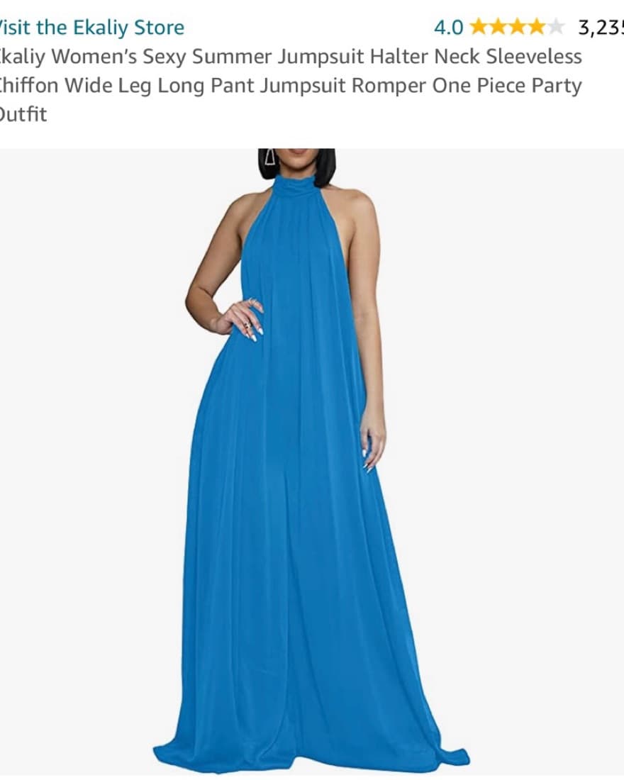 Blue Jumpsuit - Image 1