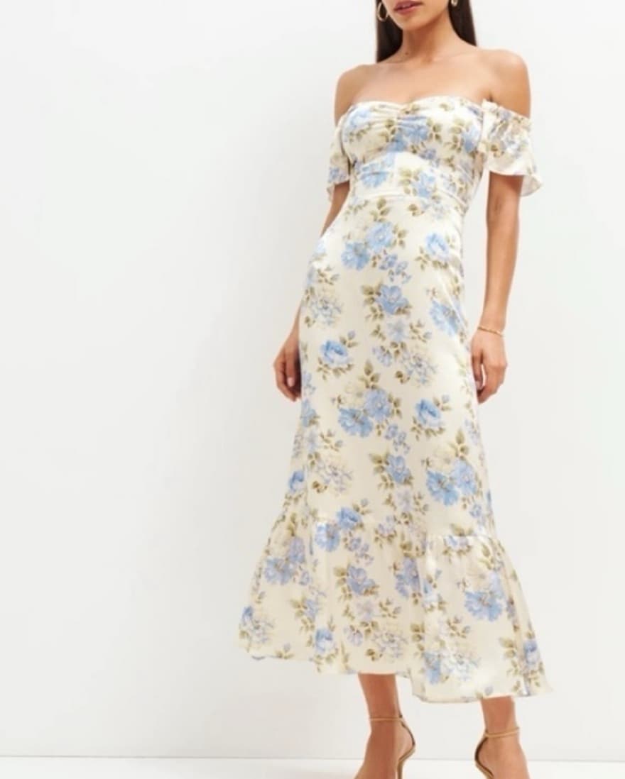 Reformation Sianna Silk Dress - Image 1