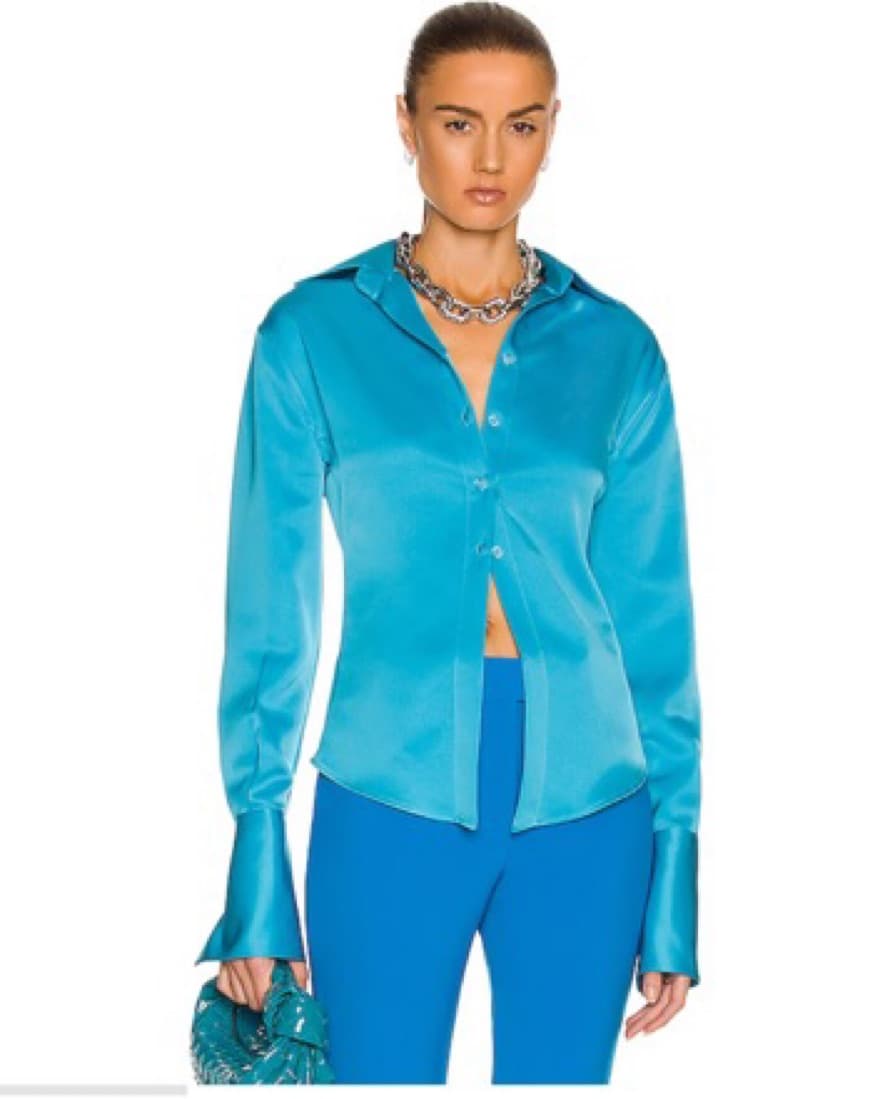 The Attico Blue Button Down  - Image 2