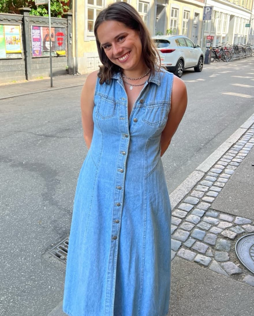 Denim Maxi/midi Dress - Image 3