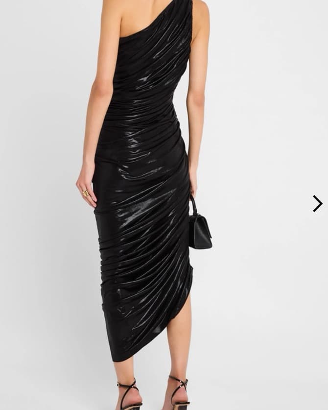 Diana Asymmetric Ruched Gown - Image 2