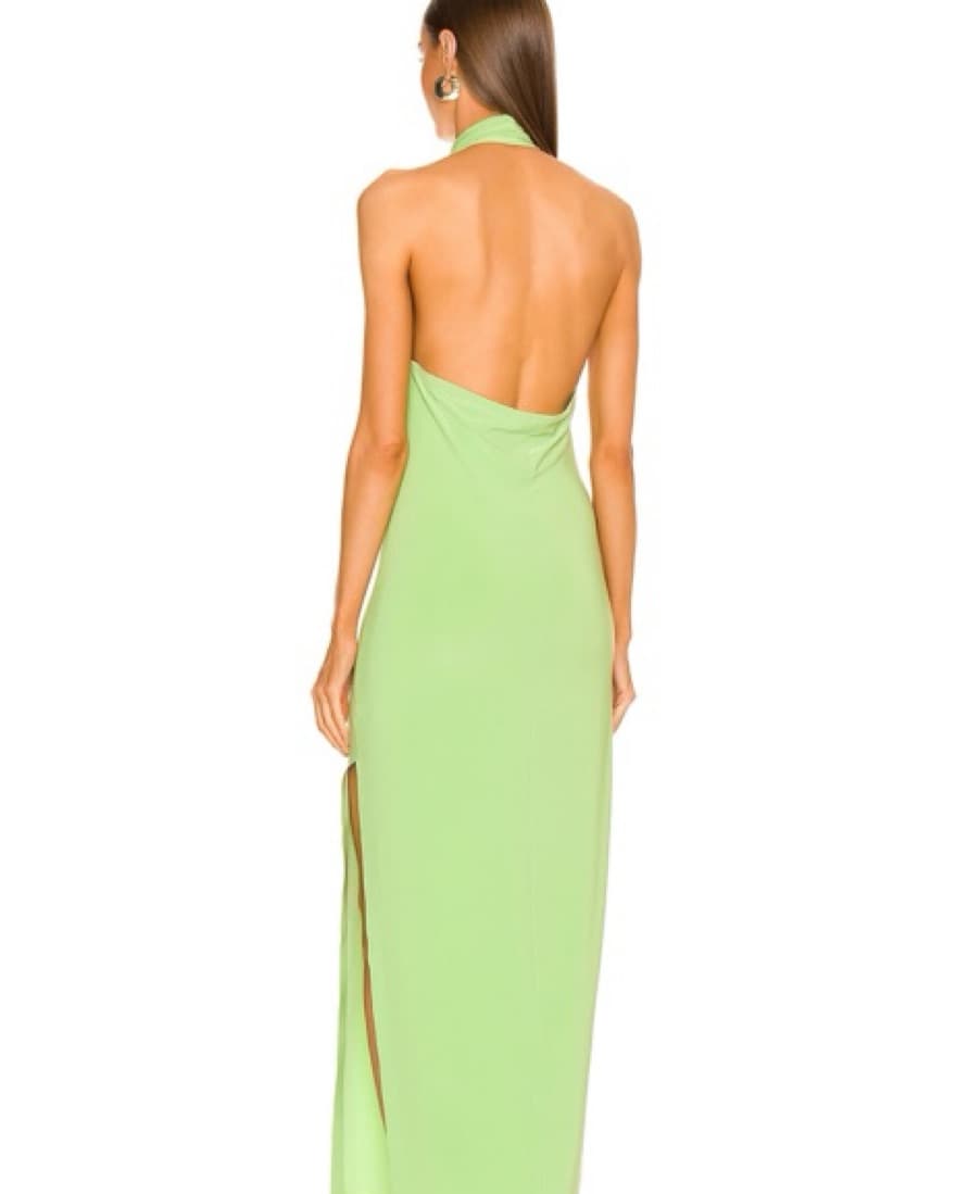 Norma Kamali Haulter Turtleneck Dress  - Image 2