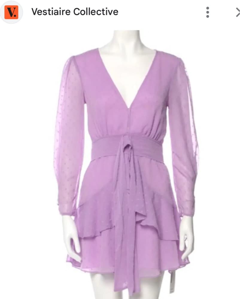 (Og $235) For Love & Lemons Lilac Dress - Image 2