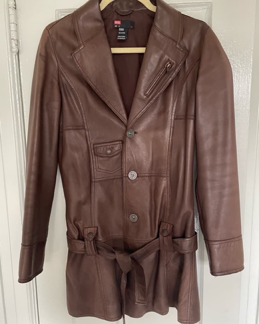 Vintage Diesel Leather Jacket - Image 1