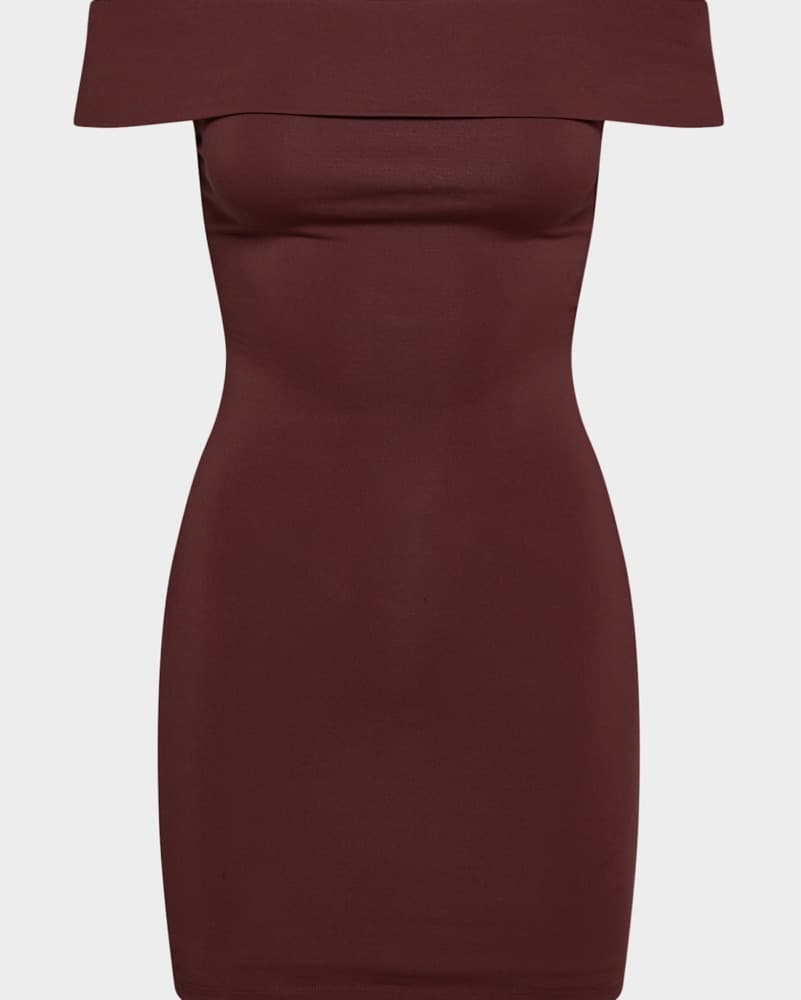 Contour Ravish Dress Burgundy - Image 1