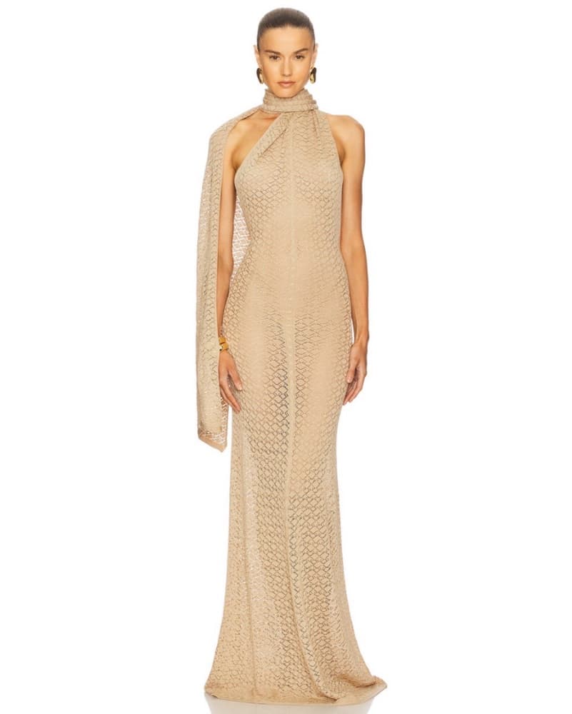 Helsa Wrap Gown - Image 2
