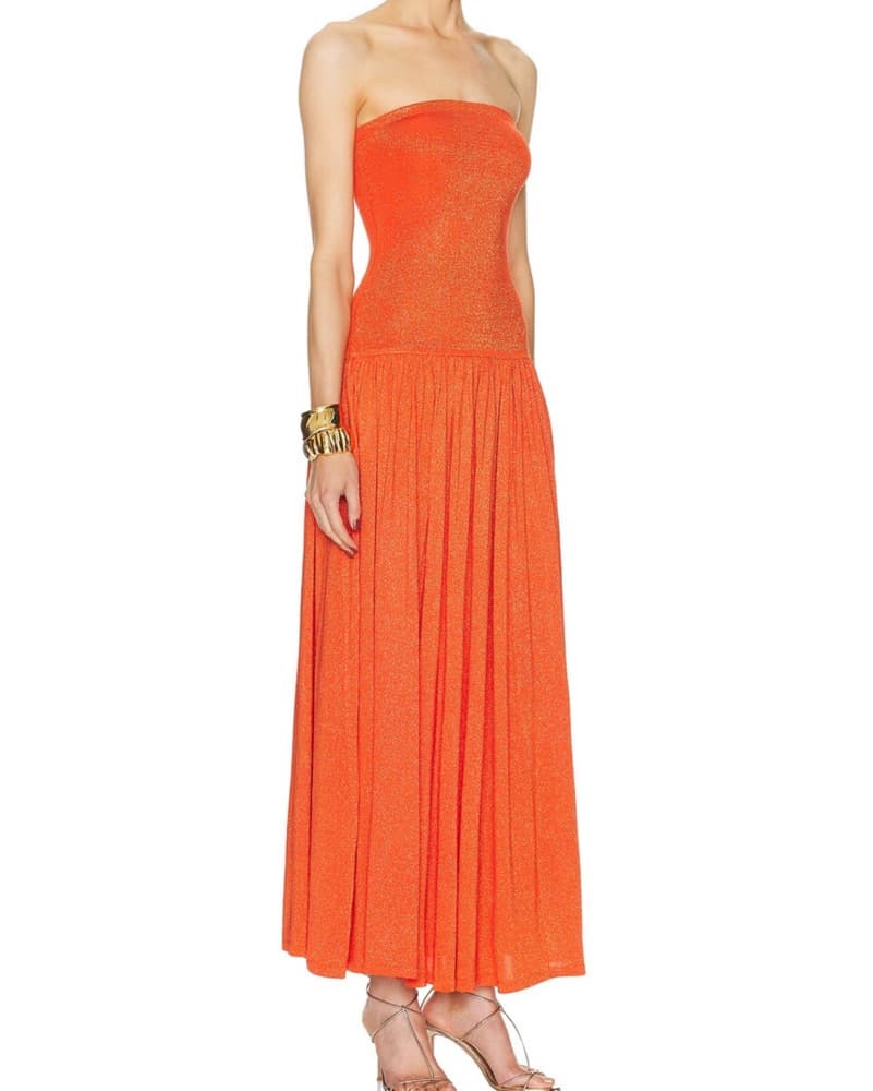Zimmermann Strapless Metallic Maxi  - Image 3