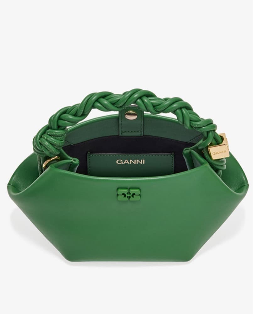 Ganni Green Mini Bou Bag - Image 2