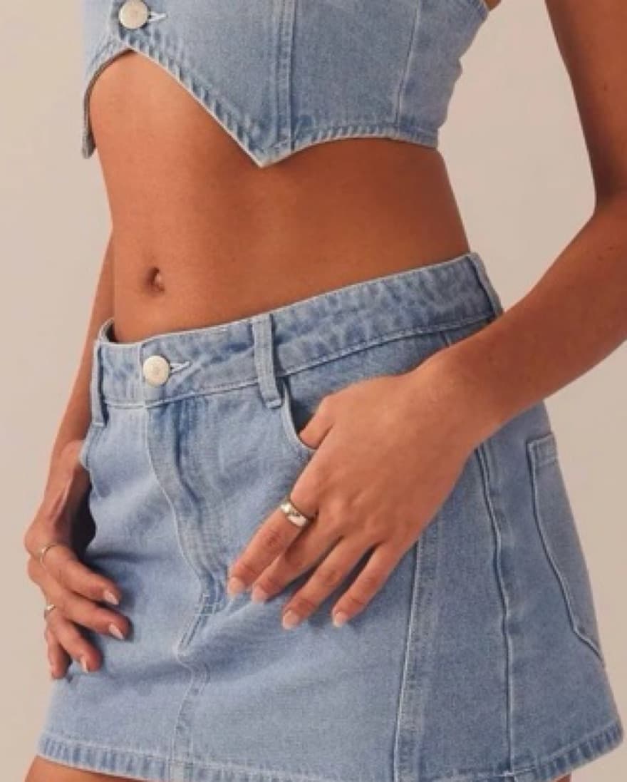 Pepper Mayo Denim Mini Skirt  - Image 4