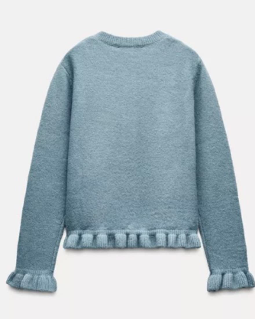 Zara Blue Cardigan - Image 3