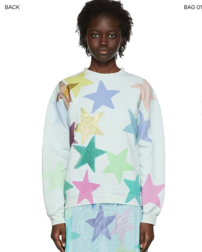 COLLINA STRADA Star Print Sweatshirt - Image 1