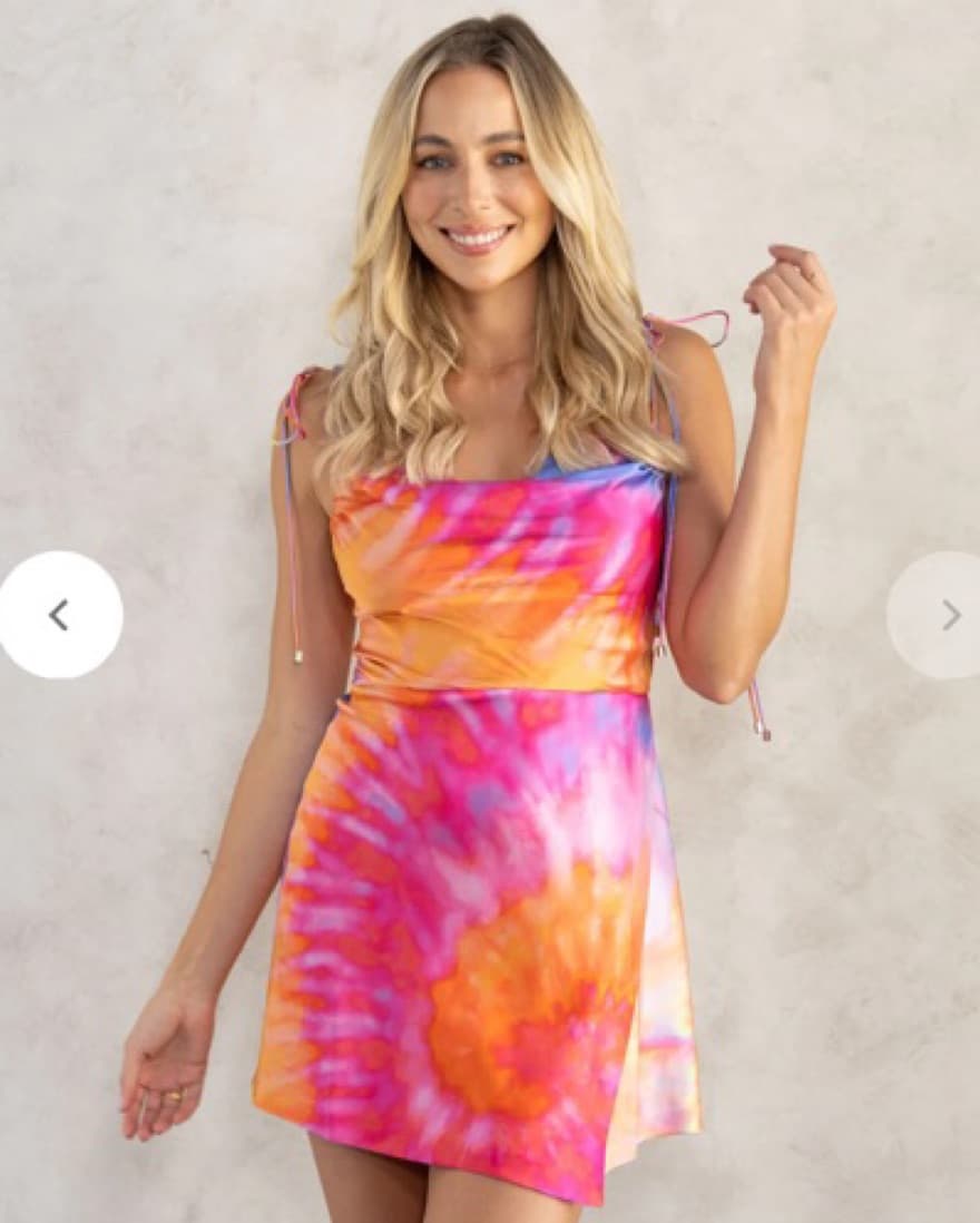 retrofete ariella dress in sunset  - Image 5