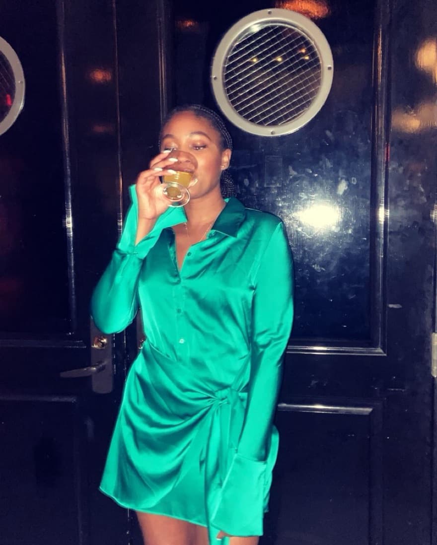 Stunning Green Wrap Dress - Image 2
