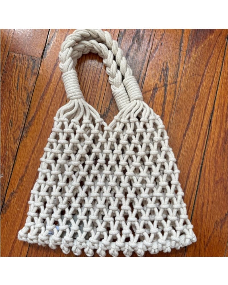 J Crew Cadiz Small Knotted Rope Bag - Image 3