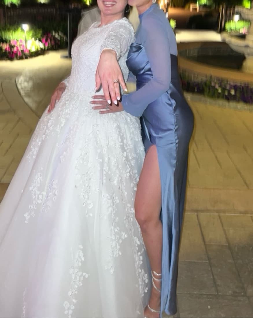 Blue Maxi Gown - Image 2