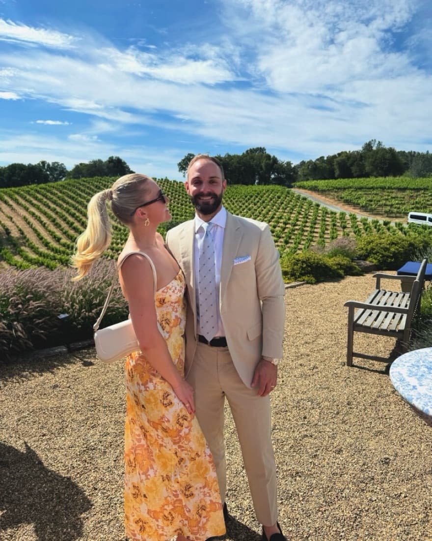 Yellow Strapless Dress - Image 3