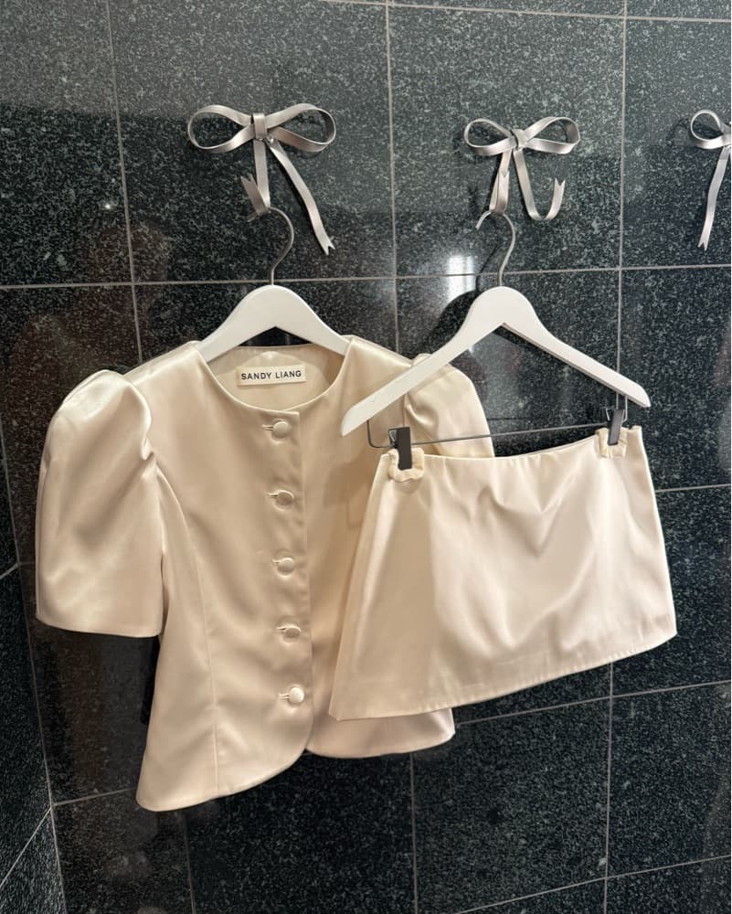 Sandy Liang Suit Set - BONNY & JUICE  courthouse bridal  - Image 5