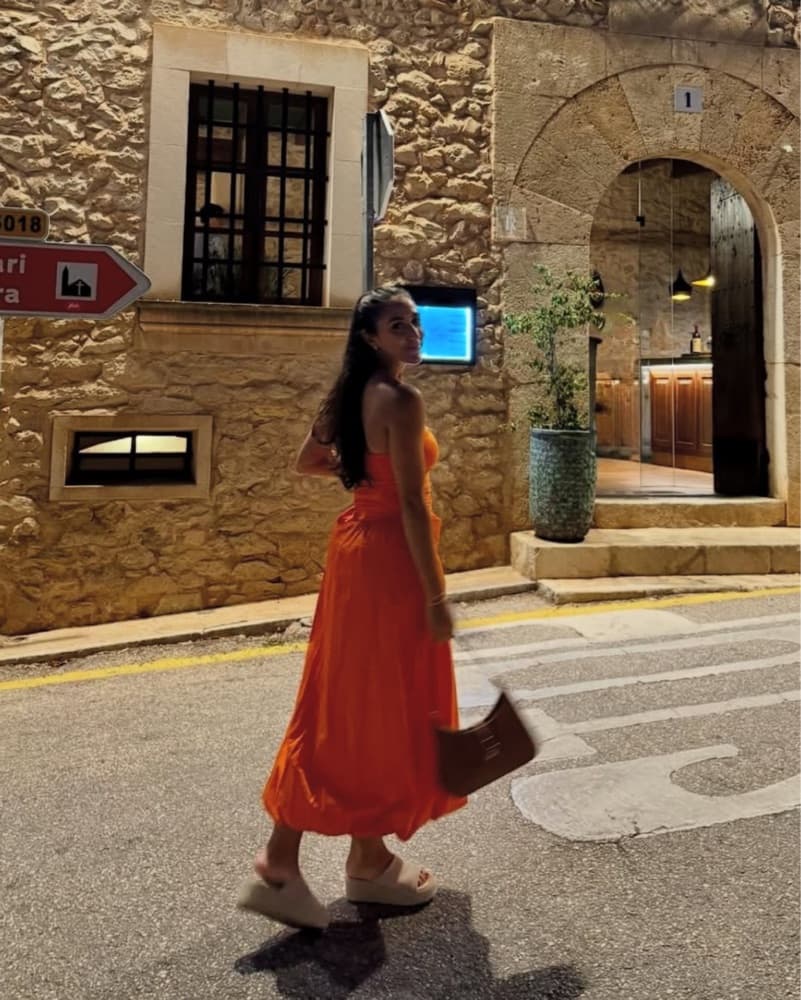 Vibrant balloon Midi dress - Image 3