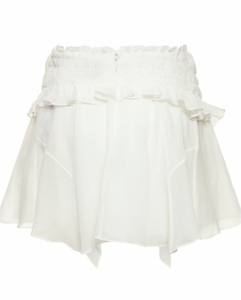 Isabel Marant Silk Chiffon Mini Skirt - Image 5