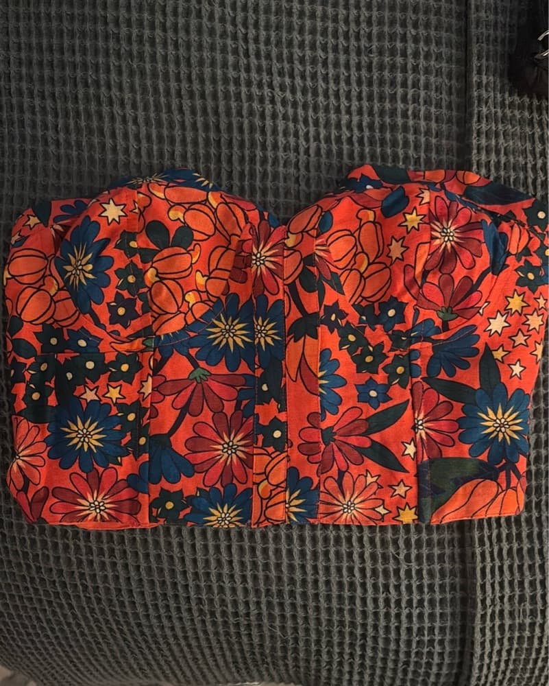 FARM Rio X Anthropologie Corset Top - Image 4