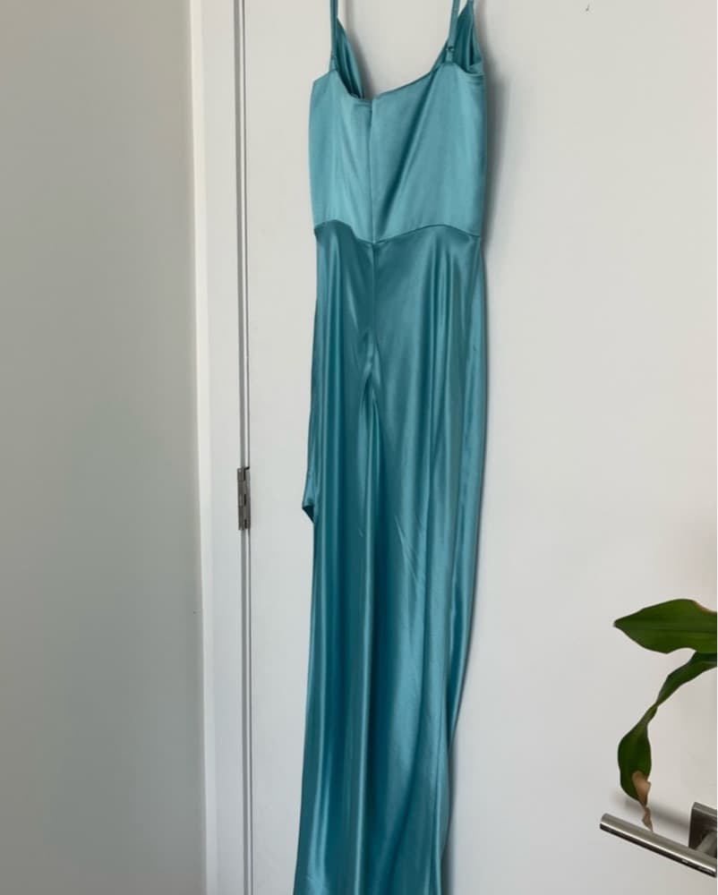 Nicholas Ariah Teal Corset Dress - Image 3