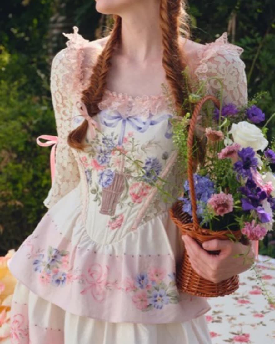 Lacemade Ruffle Corset Dress - Image 1