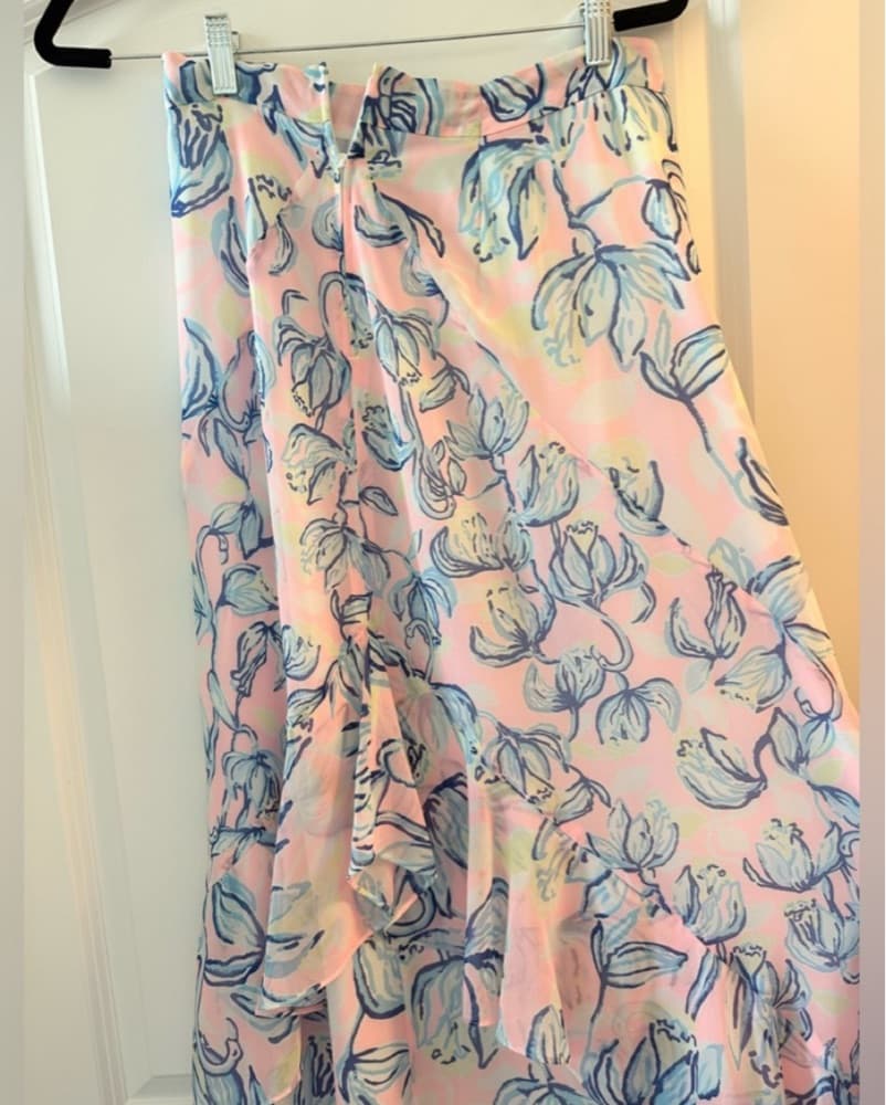 LILLY PULITZER CHASING TAIL BLUE FISH PI - Image 4