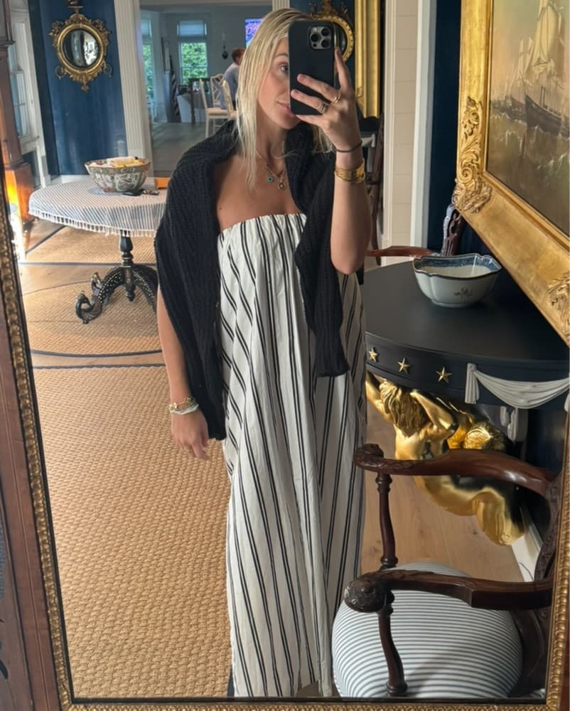 Mikoh Strapless Striped Dress - Image 1