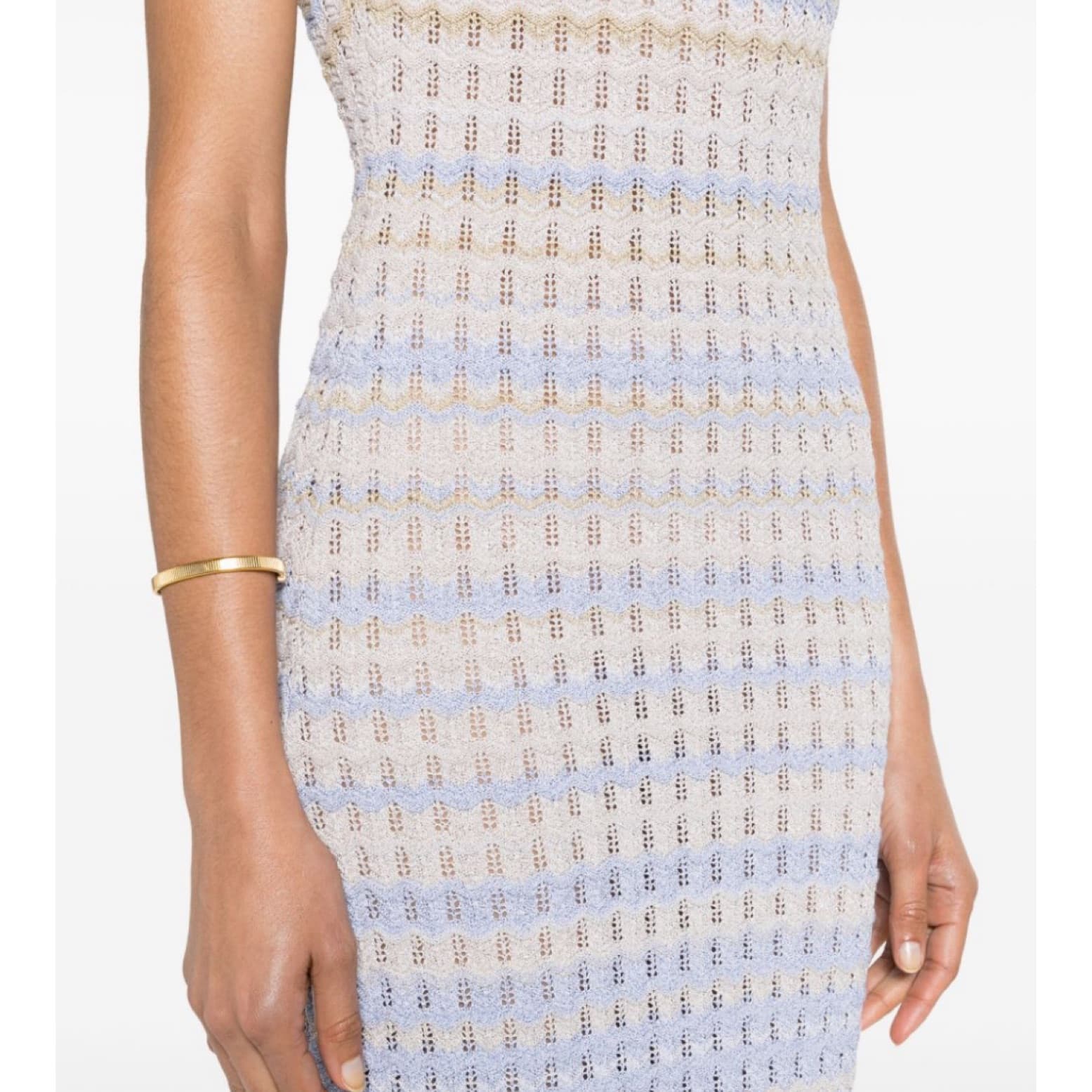 Sandro - Zade chevron-knit maxi dress - Image 3