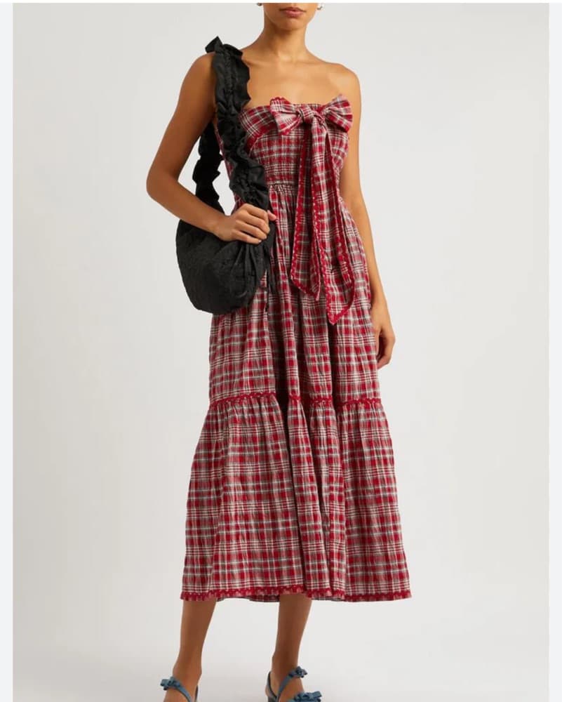 Damson Madder Midi Dress - Image 1