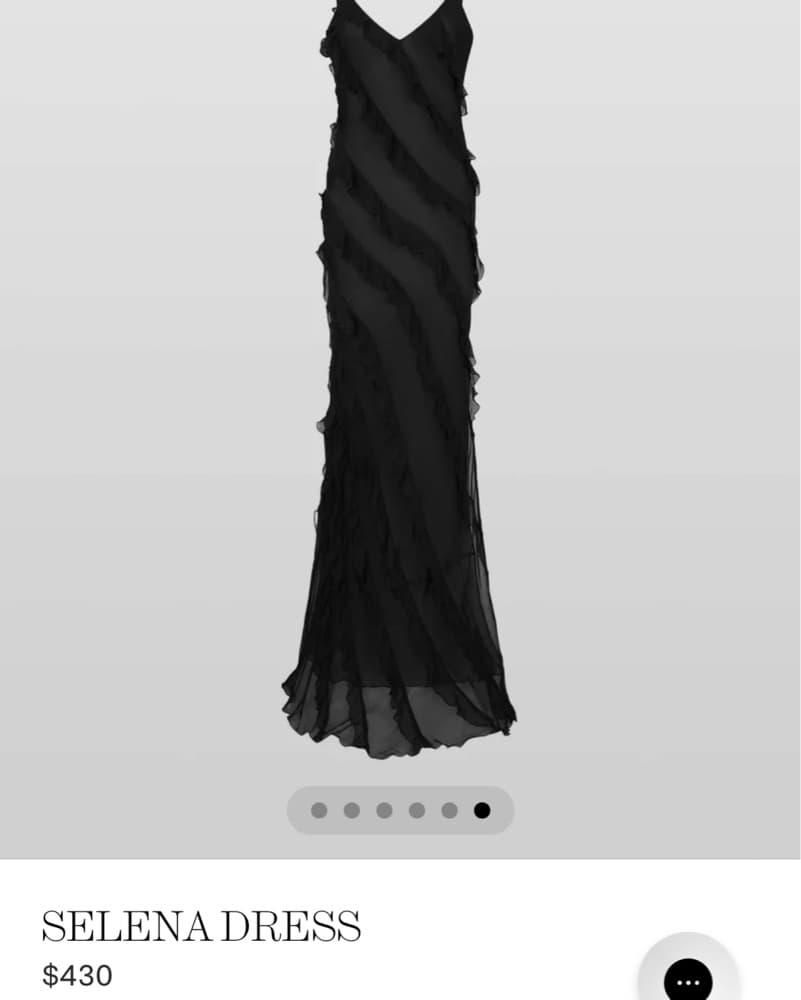 SELENA DRESS - RAT & BOA (black)  - Image 5