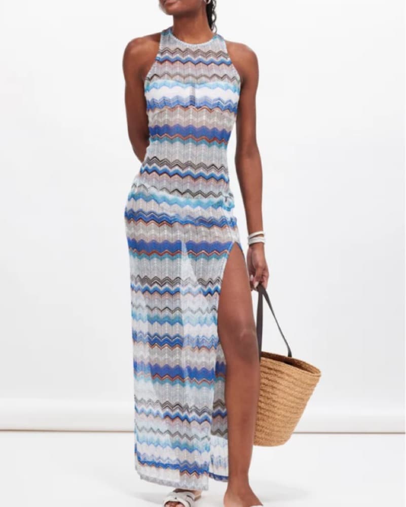 Missoni Blue Cover Up - Image 3