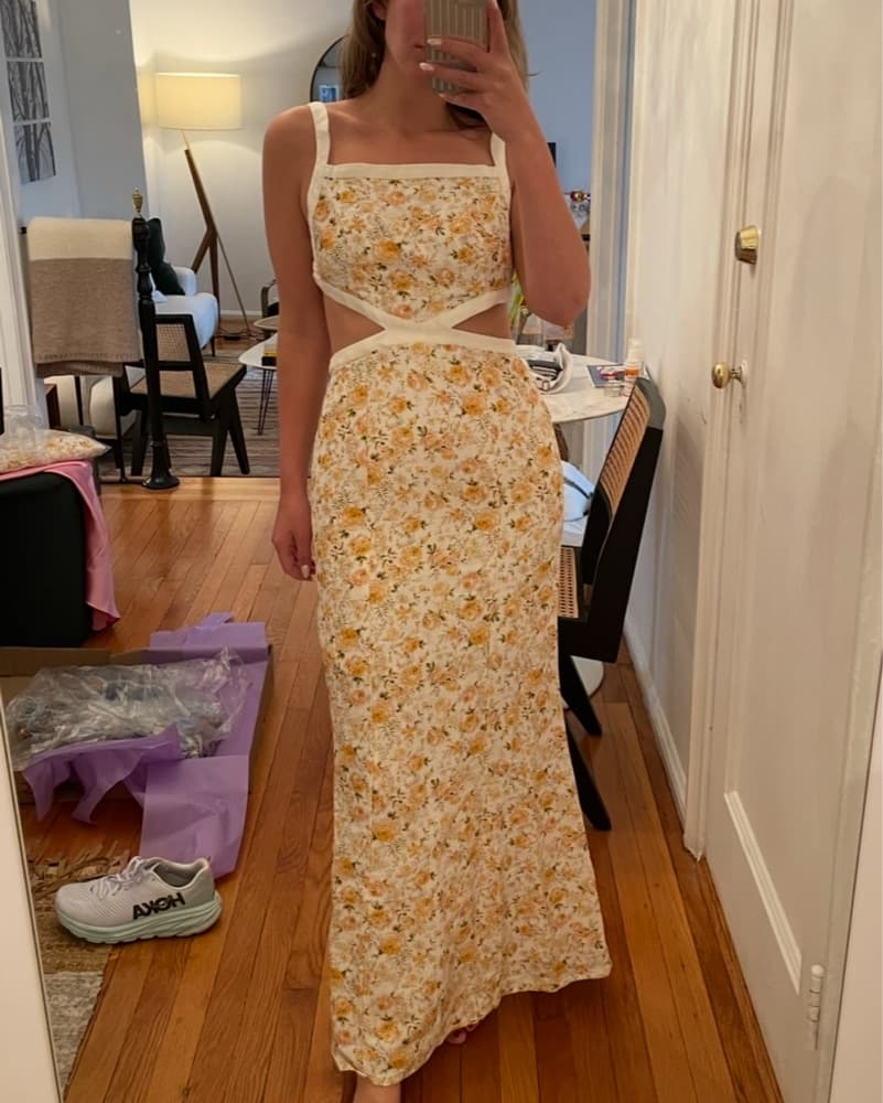Significant Other Floral Dress - Image 1