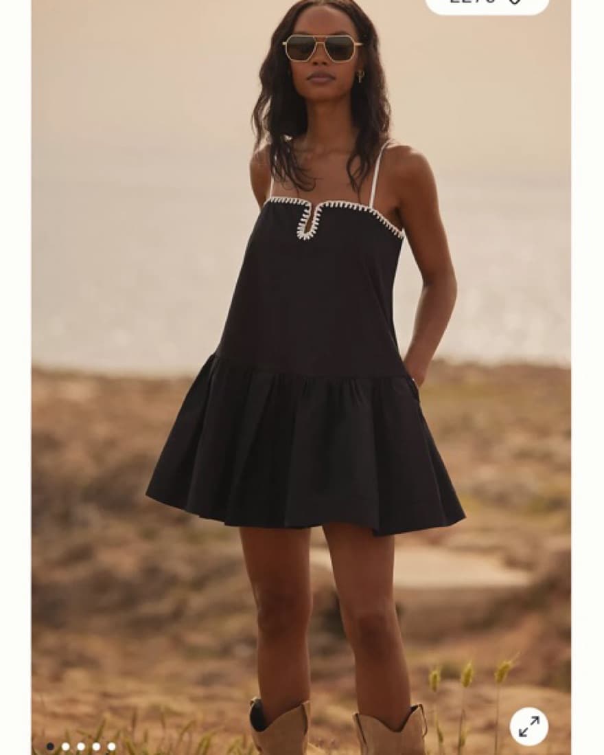 Anthropolgie Square-Neck Romper, Xs/s - Image 1