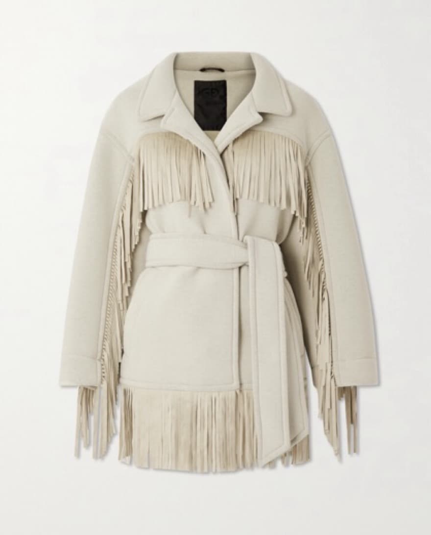 Goldbergh Fringed Woven Jacket UK6 - Image 2