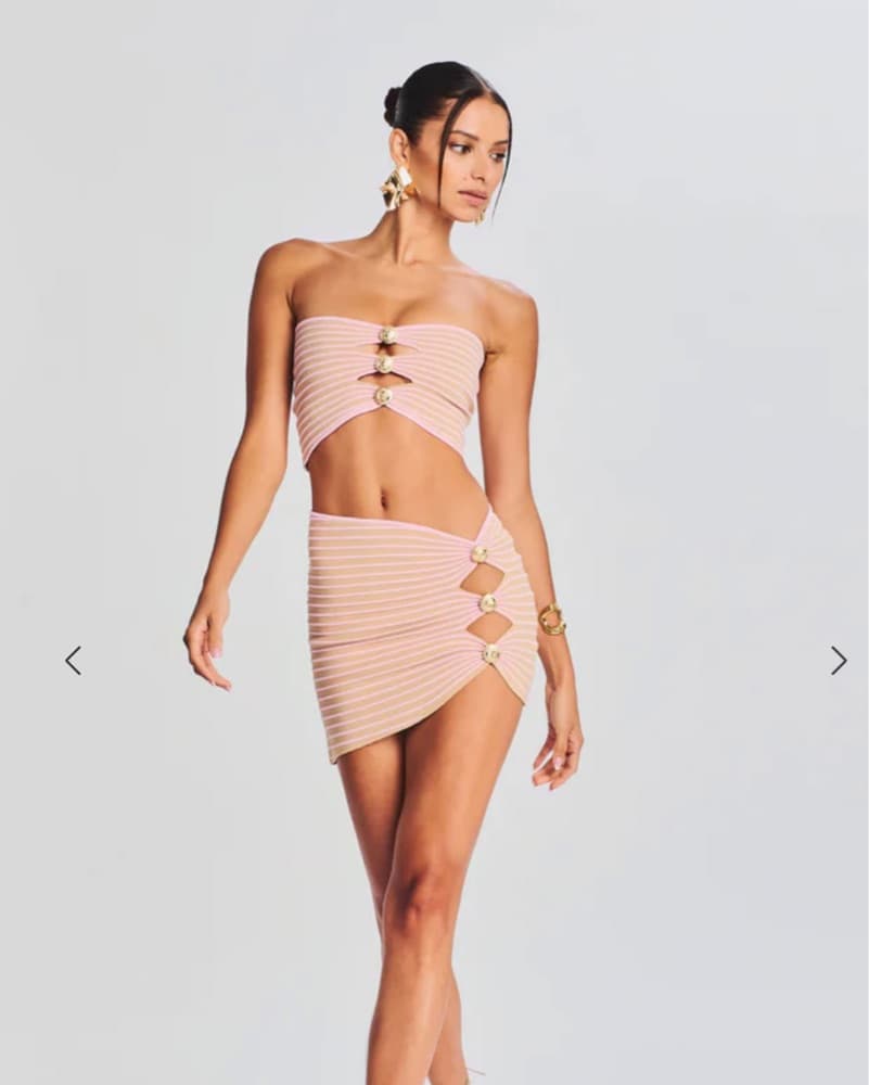 Retrofete Tube Top & Mini Skirt Set - Image 5