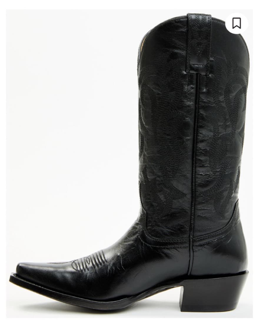 Classic Black Cowboy Boots - Image 2