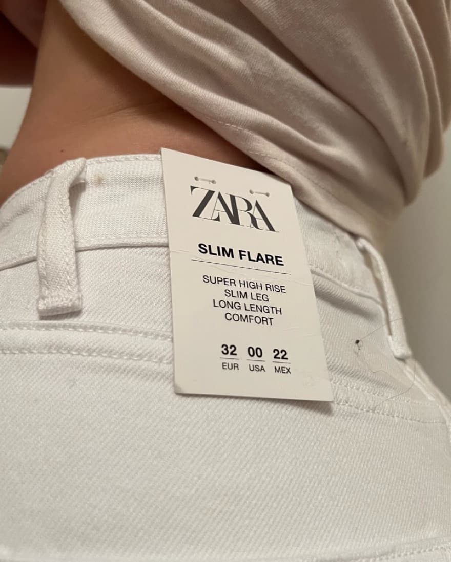Zara White Jeans - Image 4