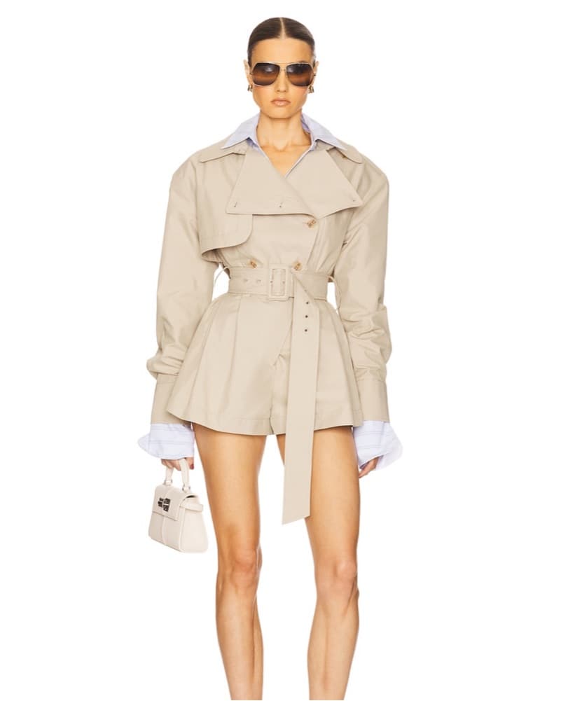 Helsa Short Trench Jumpsuit  - Image 4