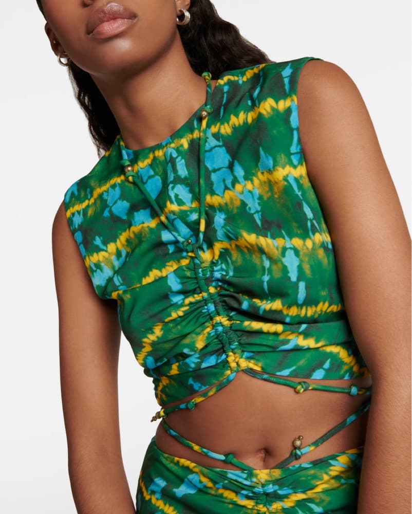 Altuzarra Tie Dye Cropped Top - Image 3