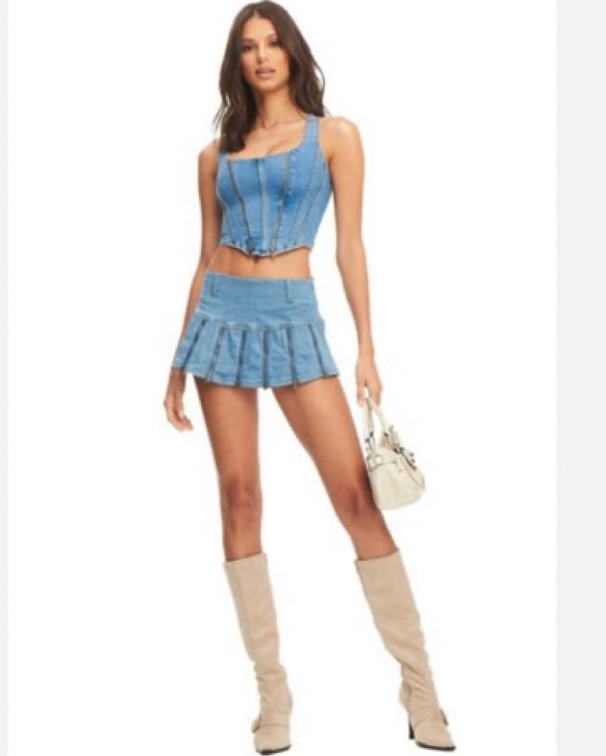 IAMGIA Jean Corset/Skirt Set - Image 3