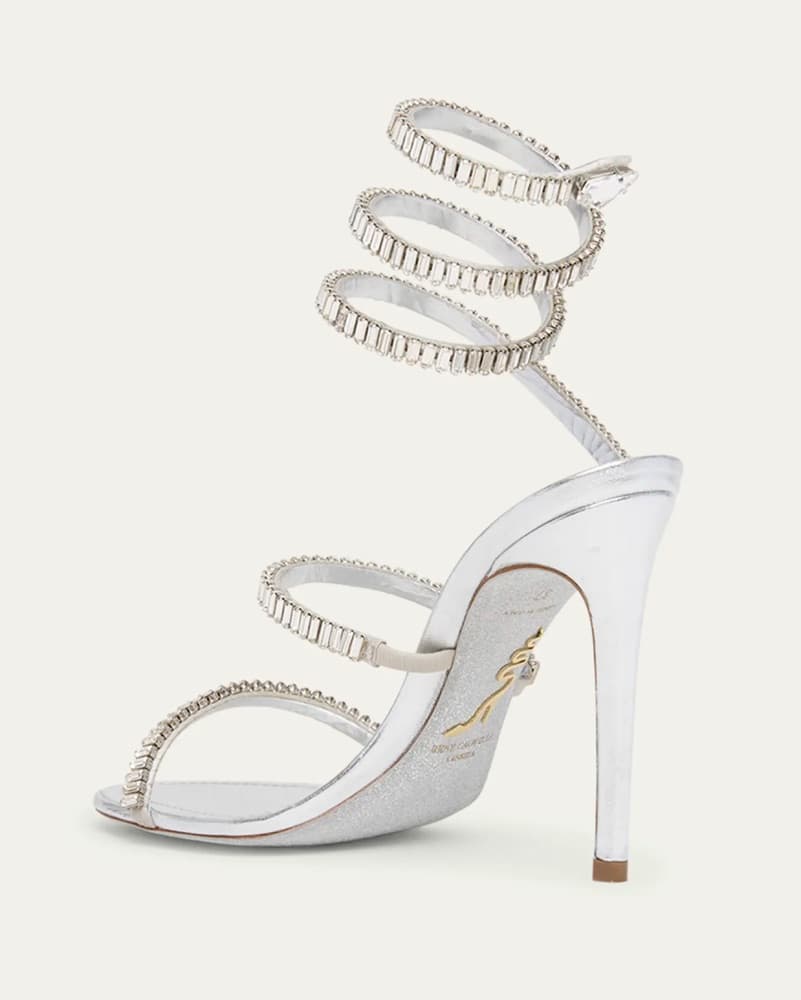 Rene Caovilla Cleo Embellished Heels - Image 1
