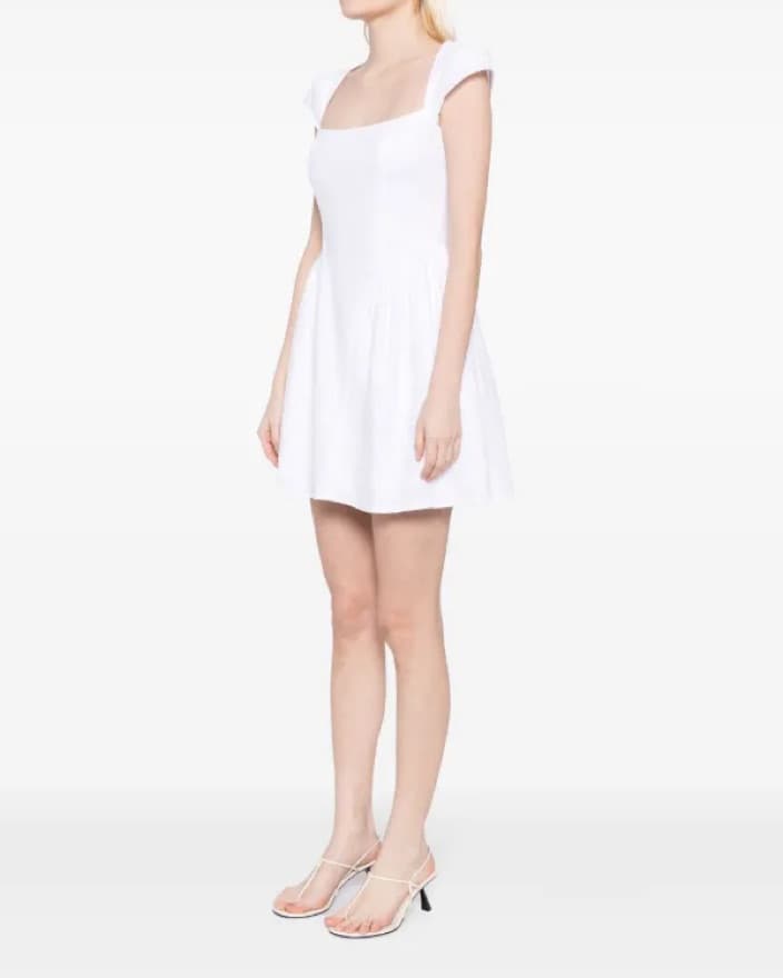 Reformation Babydoll Linen Dress - Image 3