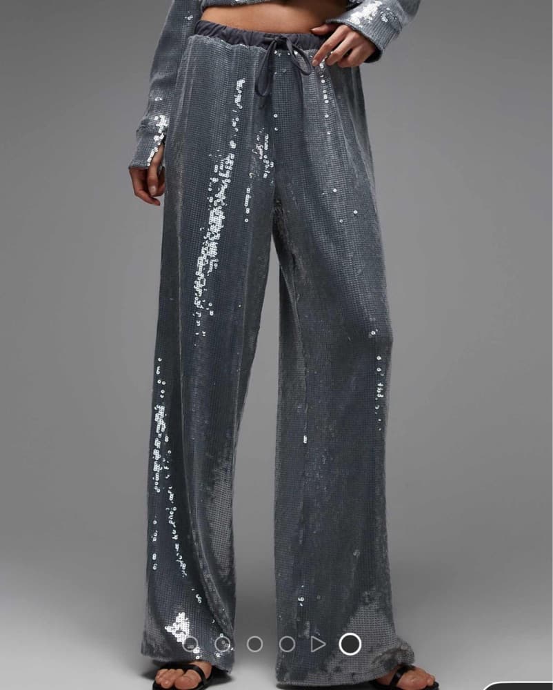 TopShop Sequin Pants - Image 1