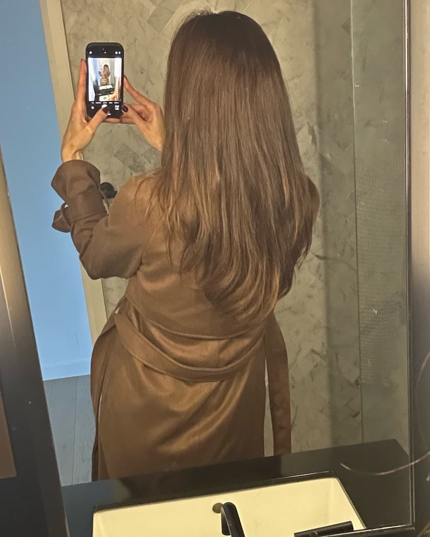 Faux Suede Trench Coat - Image 3